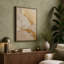 Erosion in Gold Abstract - Wrapped Canvas-572669218-572669219