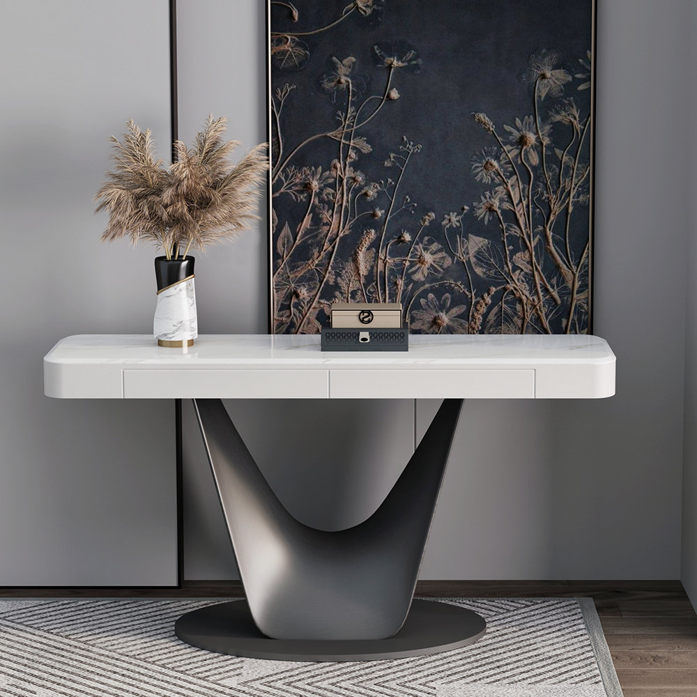 Minimalist Penthouse Apartment Decorating Style With Minimalist Console Tables preview