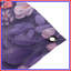 Tapisserie murale bordure florale mauve - décoration murale fleurs-1471565157