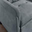 Fauteuil convertible 35 po gris foncé tissé-1015934377