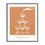 Giclée encadrée champagne La Dolce Vita, design par lettré et doublé-801240149-801240146