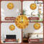 Horloge en cristal brillant vortex