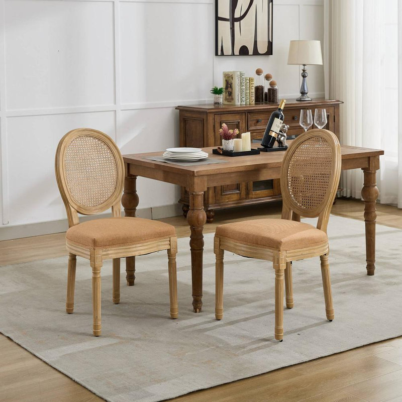 Ensemble de 2 chaises de salle à manger, Tanné