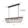 Dimmable Tiered Rectangle Chandelier With Crystal Accents