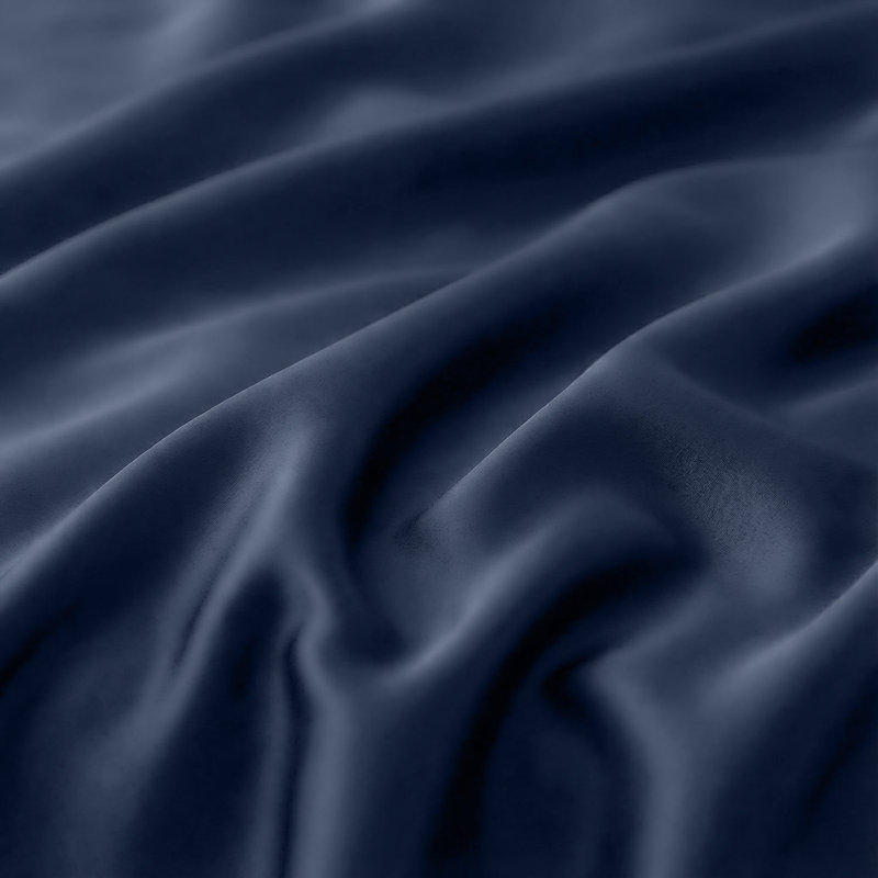 Bedding Sets Cotton No Pattern Duvet Cover Set, Double, Navy