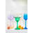 Rainbow 4 oz. Handmade Martini Glass Set