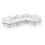 Canapé modulaire d'extérieur en oléfine de 106,5 po Madeleine-1821721260