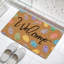 Easter Eggs Colorful Spring Welcome Doormat,24L x 36W, for Entrance Porch