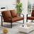 Azita 49'' Faux Leather Loveseat-840166196-851378060