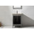 Cameron 24 " W Freestanding Standard Free Standing 1 Single Vanity Bathroom Vanity With Porcelain Top-1824761178