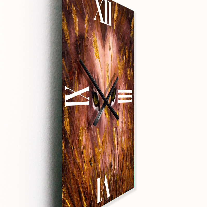 Horloge murale en forme de loup, Petit