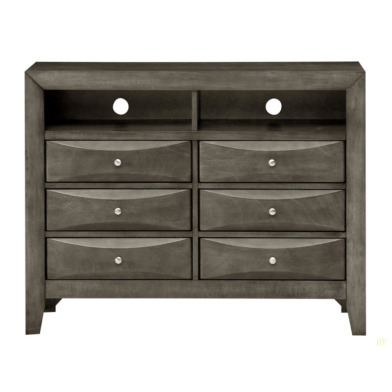 Commode média Marilla, Gris