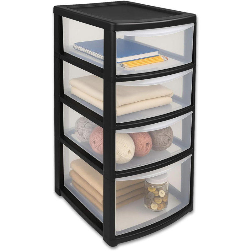 4 Drawer Storage Drawer
