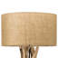 Lampe de table 25,8 po brun foncé / noir-1265333012