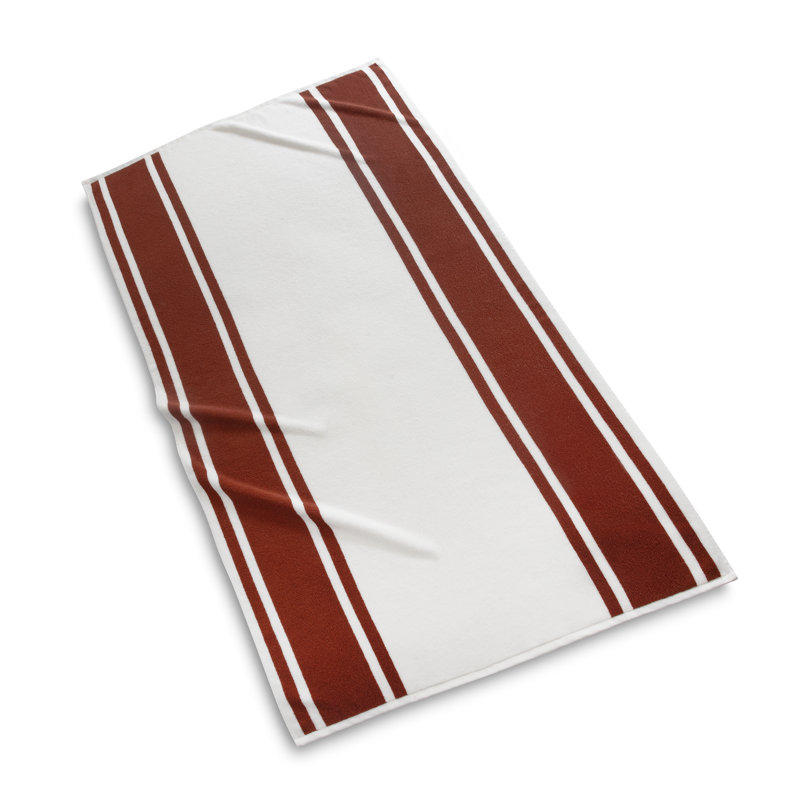 Beach 40X70, White/Red