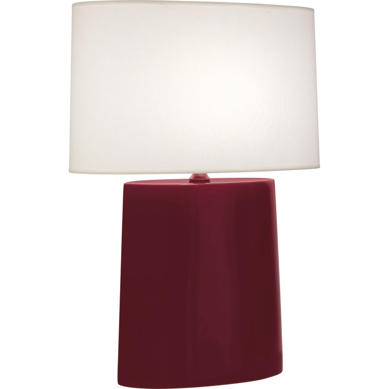 Victor 26.25" Table Lamp, Sugar Plum Glazed