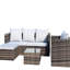 Table basse avec coussins Pe Outdoor