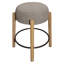 Tabouret Natalia en tissu bouclé-30128897-1156072