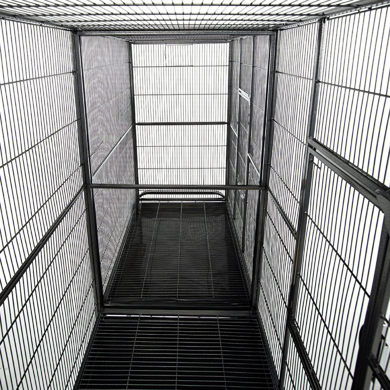 Bird Flight Cage 165cm - Elegance Large Double Metal Cage | Little Friends