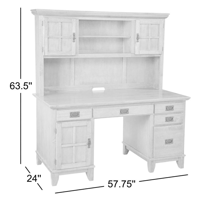 Bureau avec huche Rhaven, Chêne