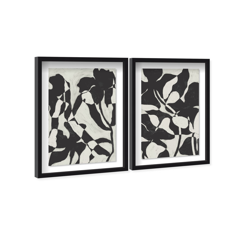 Contrast Nature Set Set by Oliver Gal, 93"H x 63"W, Black Shadowbox