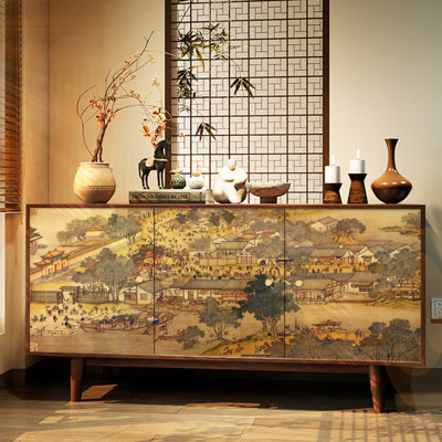 Buffet rétro de style minimaliste haut de gamme