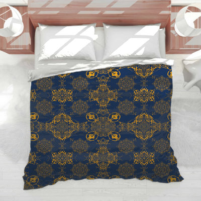 Intricate Gold Patterns Comforter