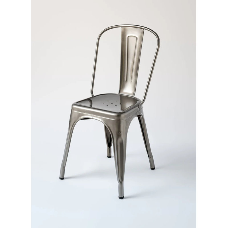 Chaise de salle à manger en métal
