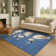 Premium Machine Washable Ingrassellino AMF1826 Happy Snowmen Holiday Rug