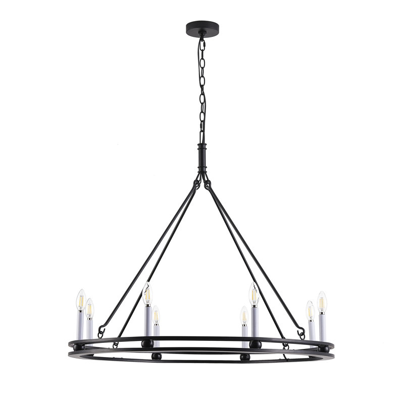 Luminaire suspendu 8 lumières Solveiga