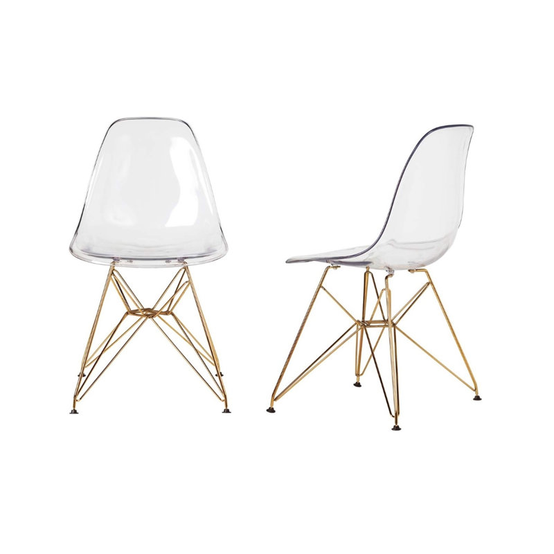 Chaise d'appoint Stoneham en transparent