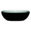 Barcelona 70-1/4" x 33-5/8" Freestanding Soaking Bathtub in Volcanic Limestone with Overflow Hole-45225455-124933063
