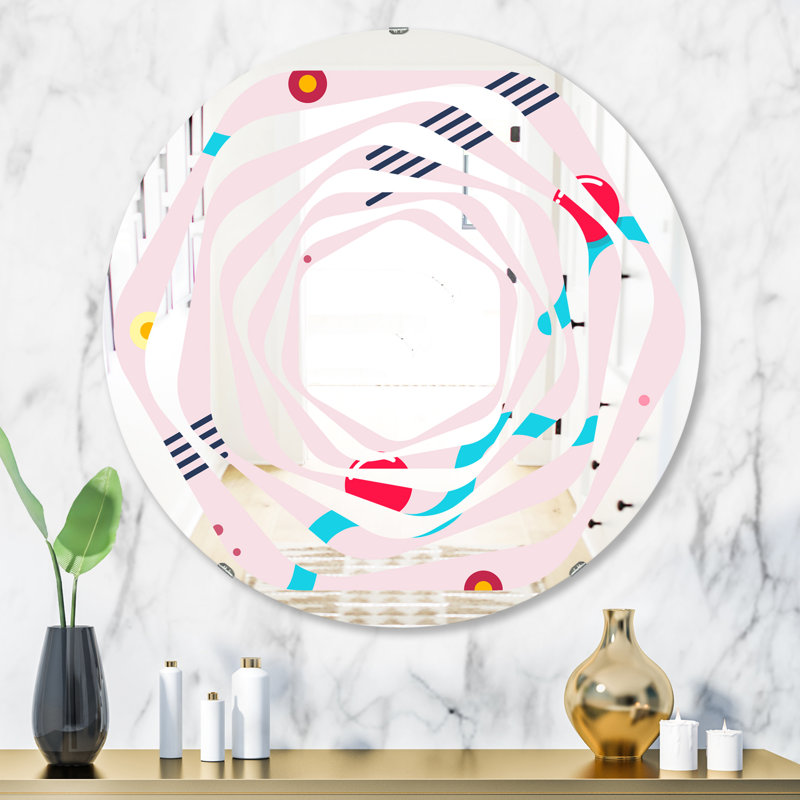 Miroir mural Whirl, H 31,5 po x l po
