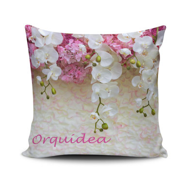 Housse de coussin décorative Erwien, 17 x 17 pouces, 50% coton / 50% polyester | Lavable à la machine à 104 ° F, repassable, fermeture à glissière dissimulée | Parfait pour le salon, la chambre à coucher et la décoration intérieure élégante