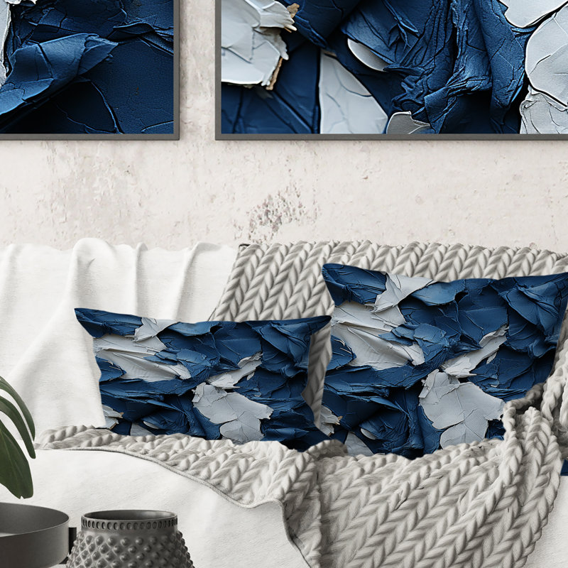 Coussin Bliss Of Happiness In Aegean Blue