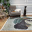 Gris charbon/beige/Tapis décoratif brun-28454289