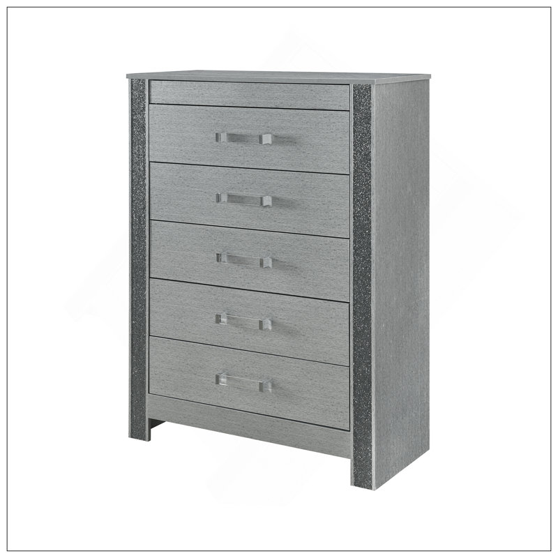 Commode argent Lorenzo