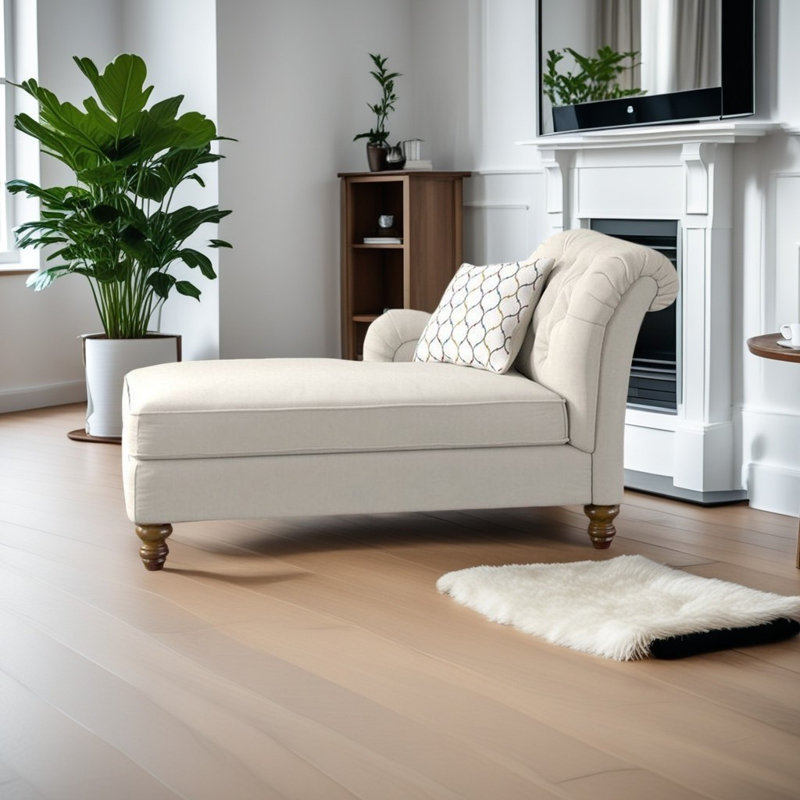 Longerich, Orienté à droite, Blanc cassé