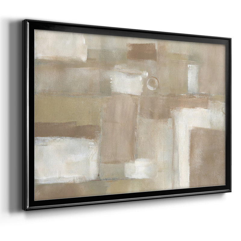 «Neutral Expression II», toile tendue avec châssis, H 30 po x l 44 po x P 1,5 po, Noir