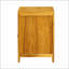 Charmante table de chevet compacte avec rangement abondant pour la chambre à coucher