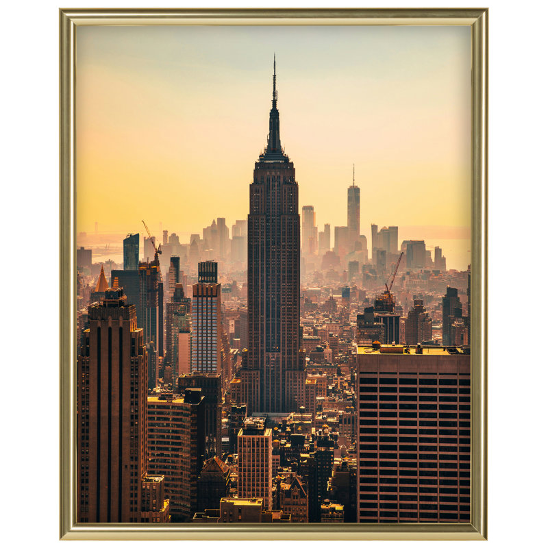Cadre photo unique Vinci, L 10 po x H 13 po, Doré, Rectangulaire