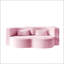 Canapé-lit convertible en tissu avec 2 coussins Modern-963454103