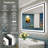 Tyeishia Matte Black Matel Framed LED Bathroom Mirror with Front-lit and Back-lit, Memory Function, 3 Color Temperatures & Dimmable Light, Anti-fog Tempered Glass-1284918133