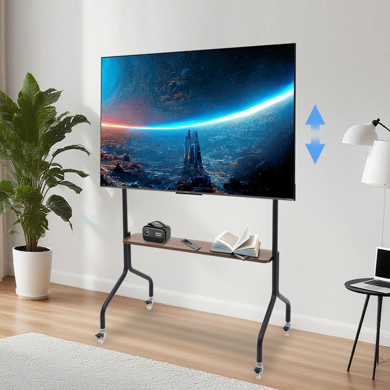 Adjustable TV Stand With Wheels