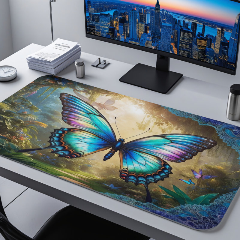 Polyester Desk Pad, 23.6x13.8