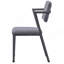 Chaise de bureau rembourrée à dossier ouvert avec design respirant et confort rembourré, parfaite pour les espaces de travail modernes-116625464