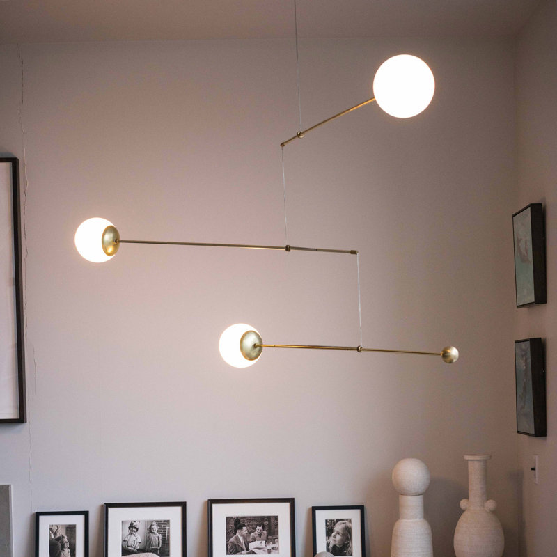 Mobile Chandelier, Brass