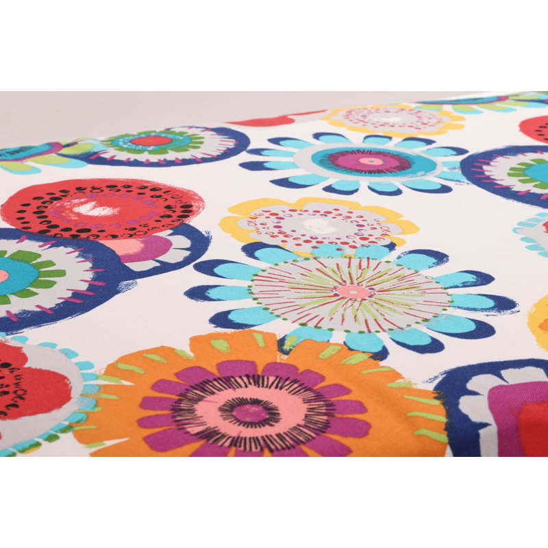 Multicolored Floral Kids' Square Throw Pillow Set