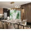 Lustre moderne en cristal 12 lumières DEL-2132790998