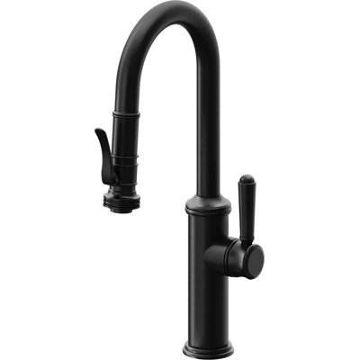 Davoli Pull-Down Prep/Bar Faucet with Squeeze Sprayer